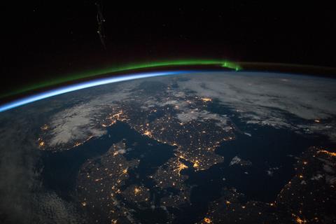 Nothern Lights From Space jigsaw puzzle